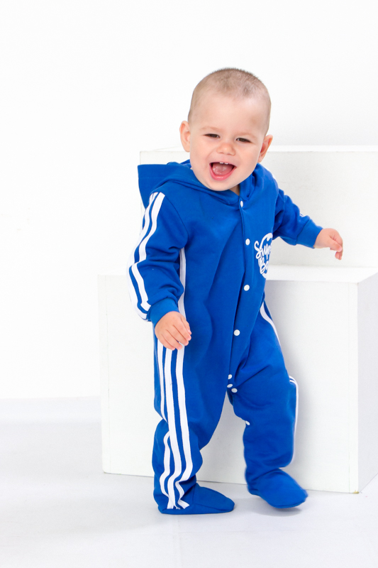 Комбінезон ясельний для хлопчика "Super Baby"
